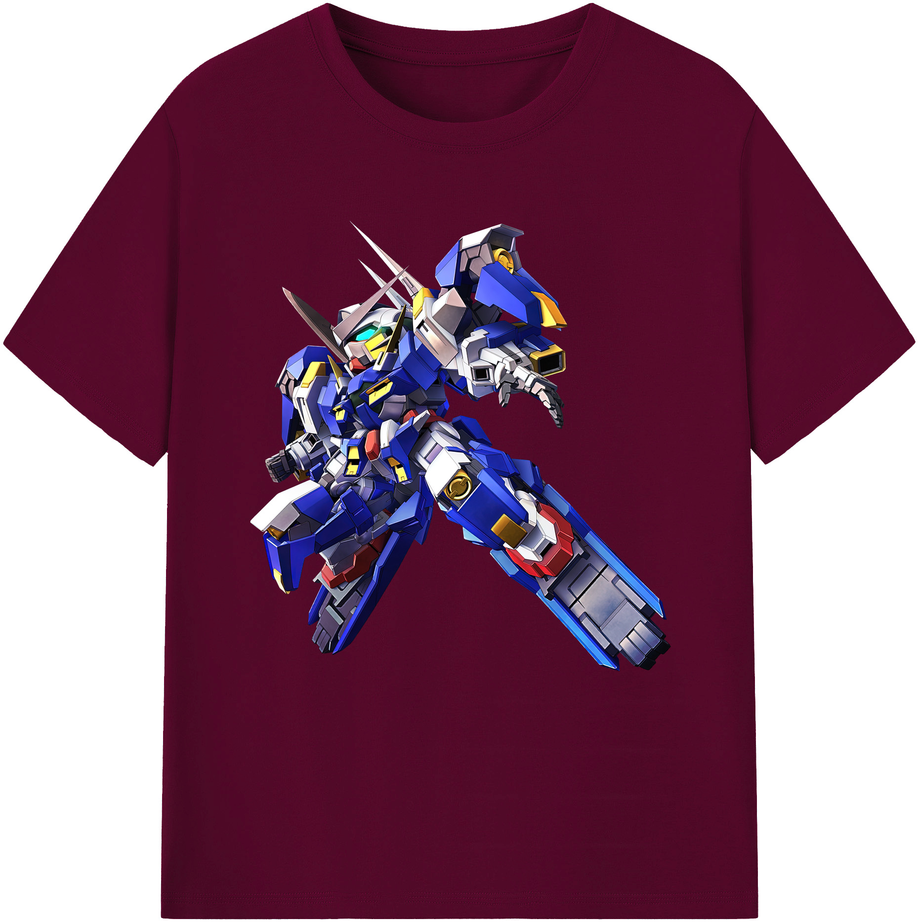 （画像用） 機動戦士ガンダム Mobile Suit Gundam レディースカジュアルプリントTシャツ（綿100％）